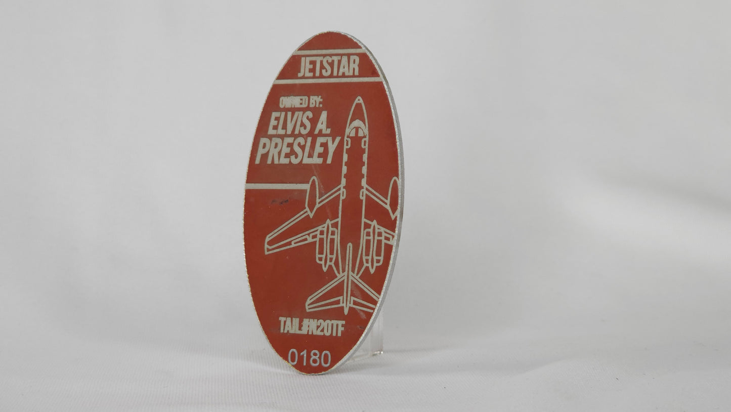 Elvis Jetstar Tag #0100-0999 Gold Level