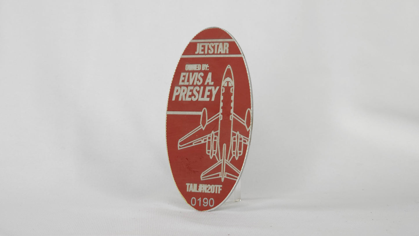 Elvis Jetstar Tag #0100-0999 Gold Level