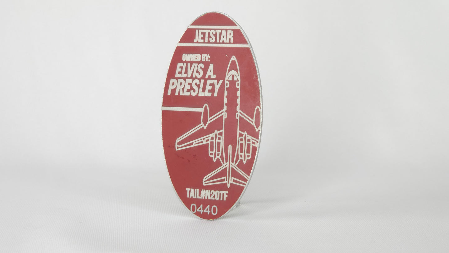 Elvis Jetstar Tag #0100-0999 Gold Level