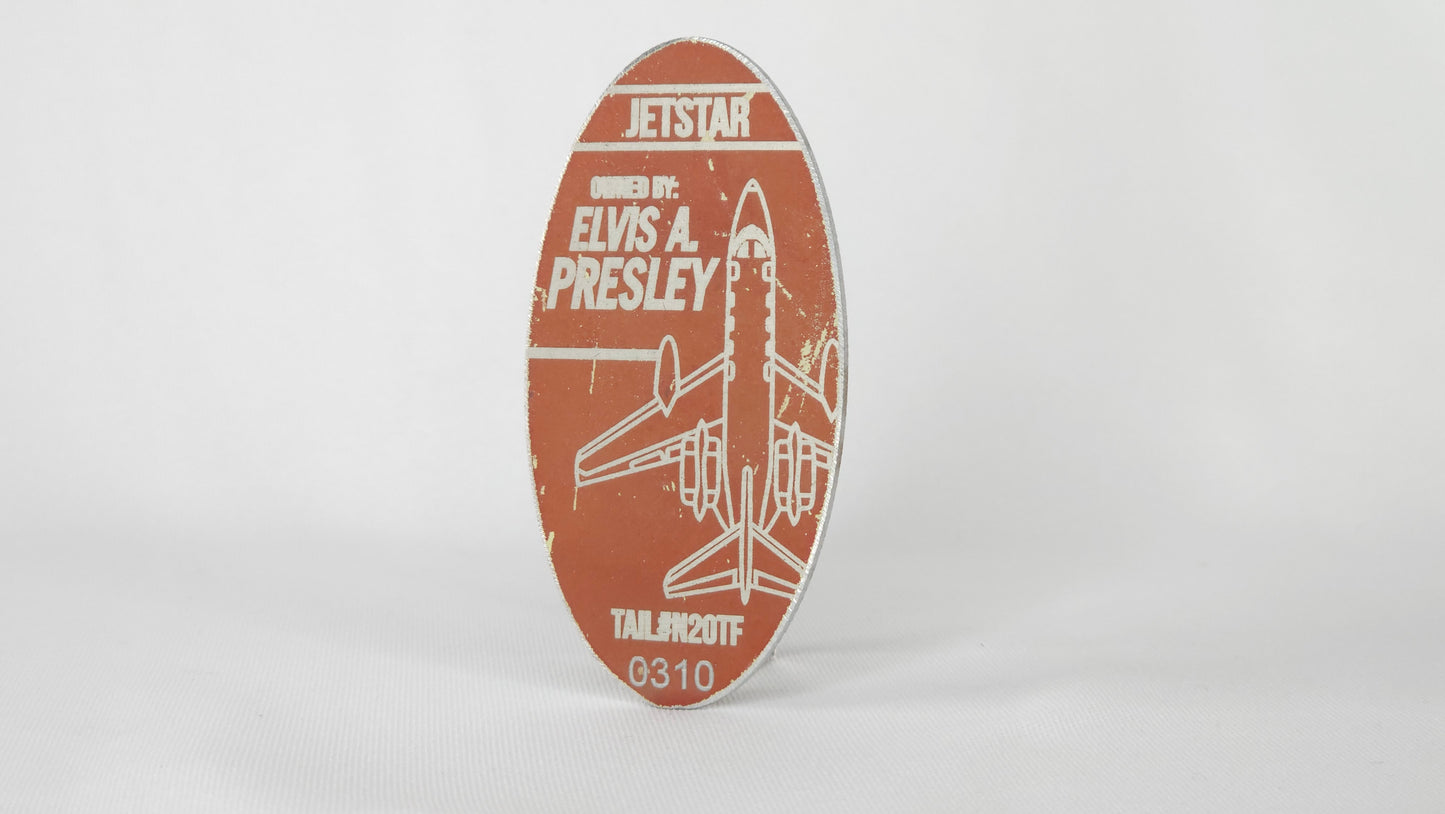 Elvis Jetstar Tag #0100-0999 Gold Level
