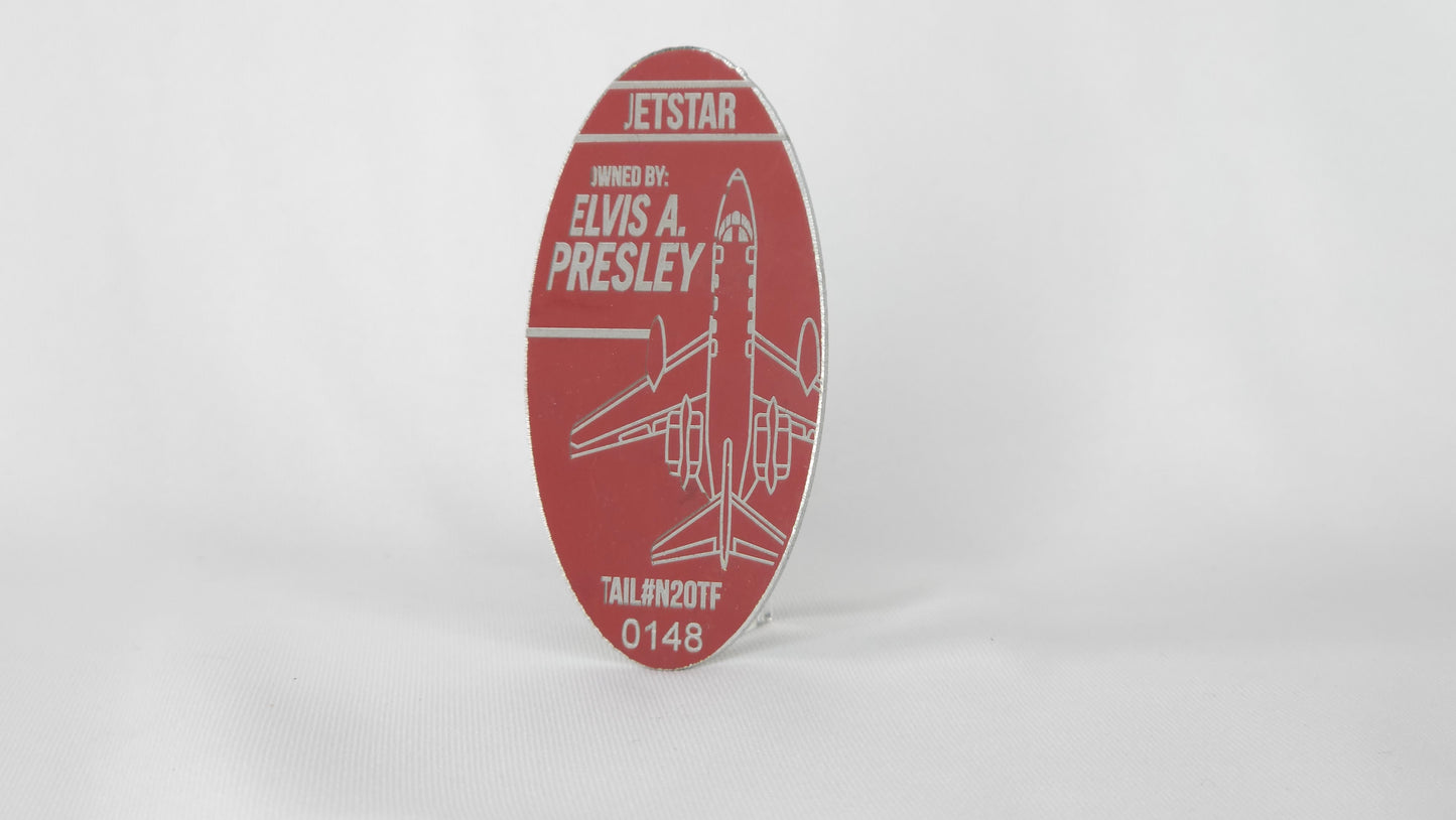 Elvis Jetstar Tag #0100-0999 Gold Level