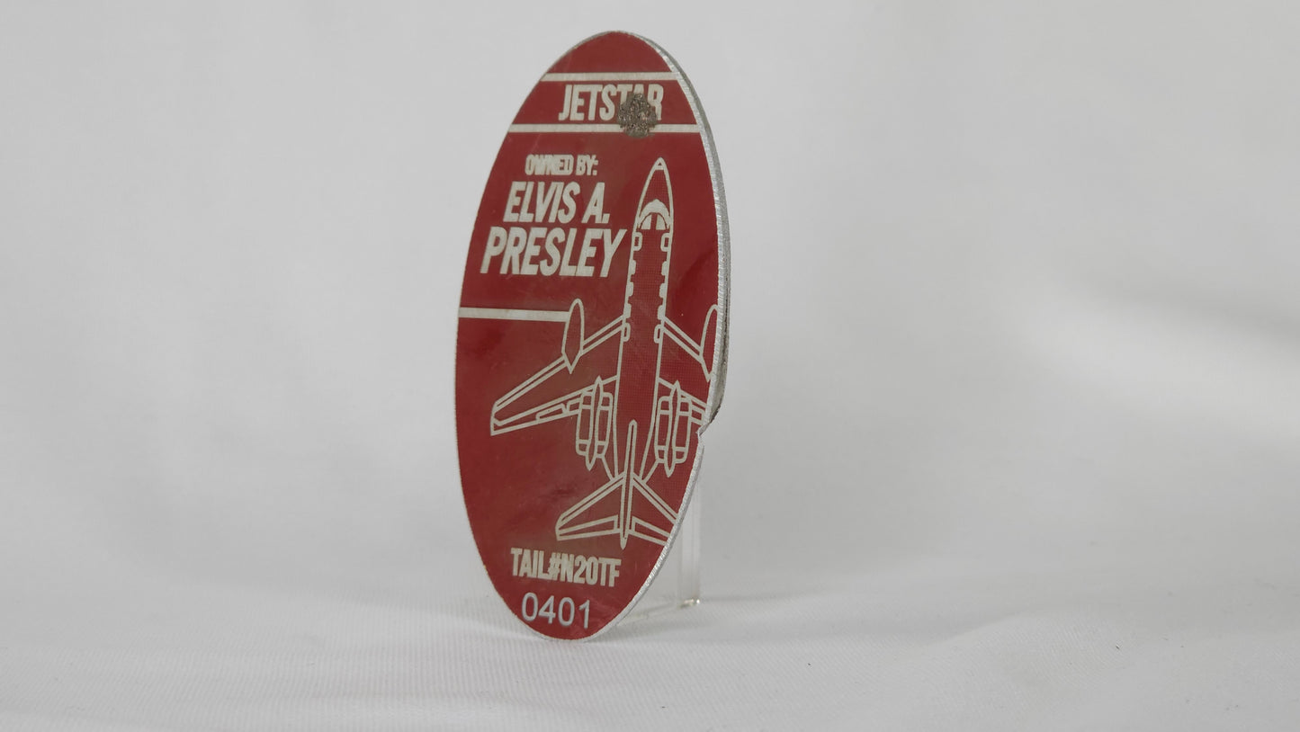 Elvis Jetstar Tag #0100-0999 Gold Level