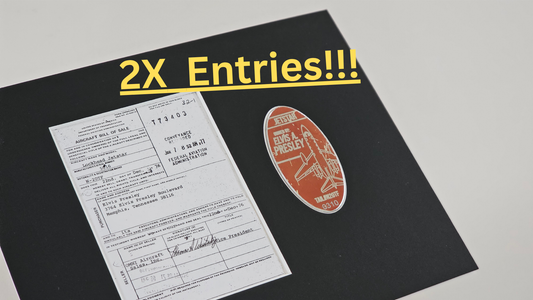 Elvis Jetstar Tag #0100-0999 Gold Level